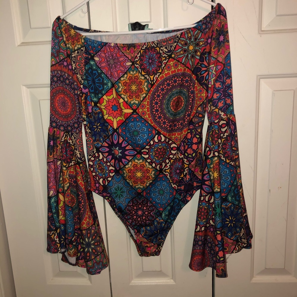 Fun Patterned body suit